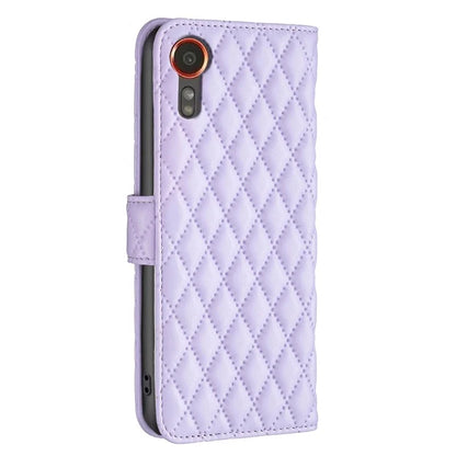 BINFEN COLOR BF Style-14 For Samsung Galaxy Xcover 7 Wallet Case Imprinted Leather Cover
