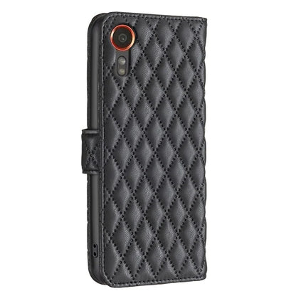 BINFEN COLOR BF Style-14 For Samsung Galaxy Xcover 7 Wallet Case Imprinted Leather Cover