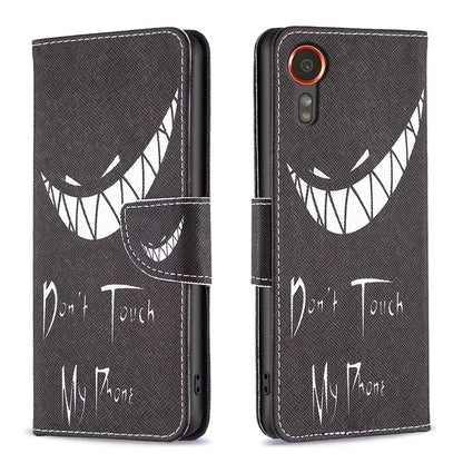 For Samsung Galaxy Xcover 7 Wallet Phone Case Folio PU Leather Pattern Cover