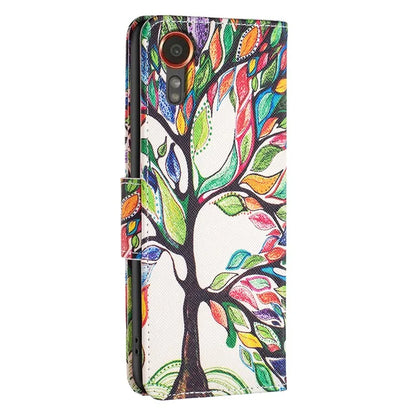 For Samsung Galaxy Xcover 7 Wallet Phone Case Folio PU Leather Pattern Cover