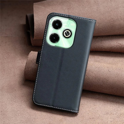 BINFEN COLOR BF17 For Transsion Infinix Hot 40 / Hot 40 Pro Wallet Case PU Leather Cover Stand