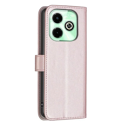 BINFEN COLOR BF17 For Transsion Infinix Hot 40 / Hot 40 Pro Wallet Case PU Leather Cover Stand