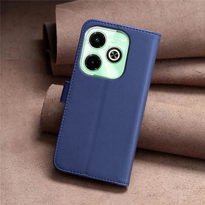 BINFEN COLOR BF17 For Transsion Infinix Hot 40 / Hot 40 Pro Wallet Case PU Leather Cover Stand