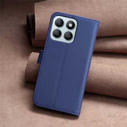 BINFEN COLOR BF17 For Honor X8b 4G Leather Phone Case Cover with Wallet Stand