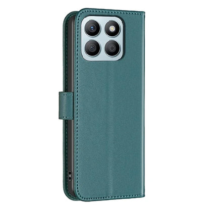 BINFEN COLOR BF17 For Honor X8b 4G Leather Phone Case Cover with Wallet Stand