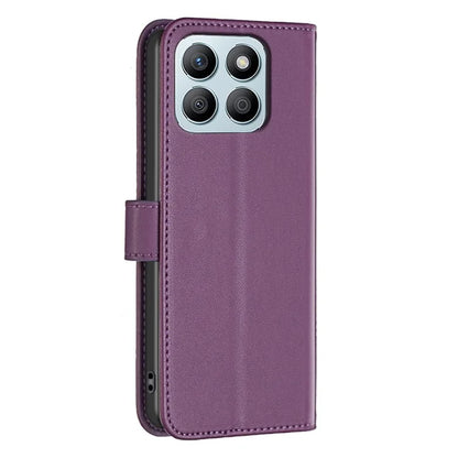 BINFEN COLOR BF17 For Honor X8b 4G Leather Phone Case Cover with Wallet Stand