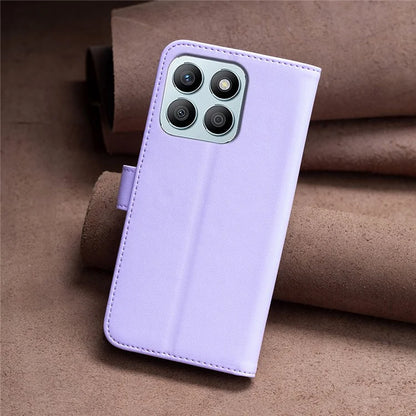 BINFEN COLOR BF17 For Honor X8b 4G Leather Phone Case Cover with Wallet Stand