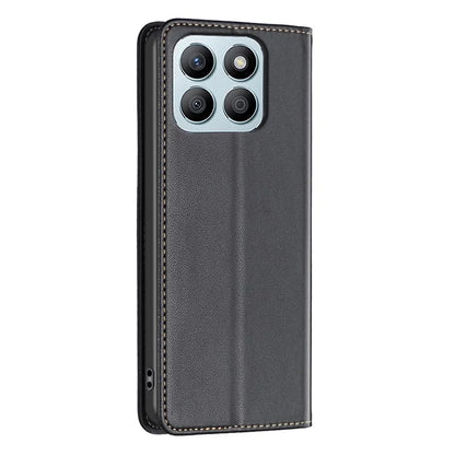 BINFEN COLOR BF18 For Honor X8b 4G Leather Case with Card Slots Magnetic Closing