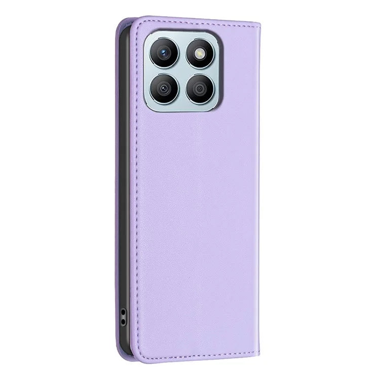 BINFEN COLOR BF18 For Honor X8b 4G Leather Case with Card Slots Magnetic Closing