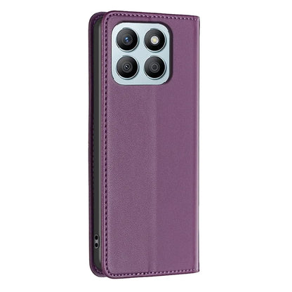 BINFEN COLOR BF18 For Honor X8b 4G Leather Case with Card Slots Magnetic Closing