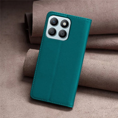 BINFEN COLOR BF18 For Honor X8b 4G Leather Case with Card Slots Magnetic Closing