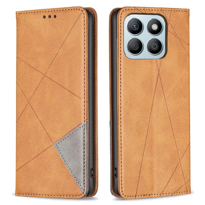 For Honor X8b 4G Phone Case Imprinted PU Leather Cover with Card Slots