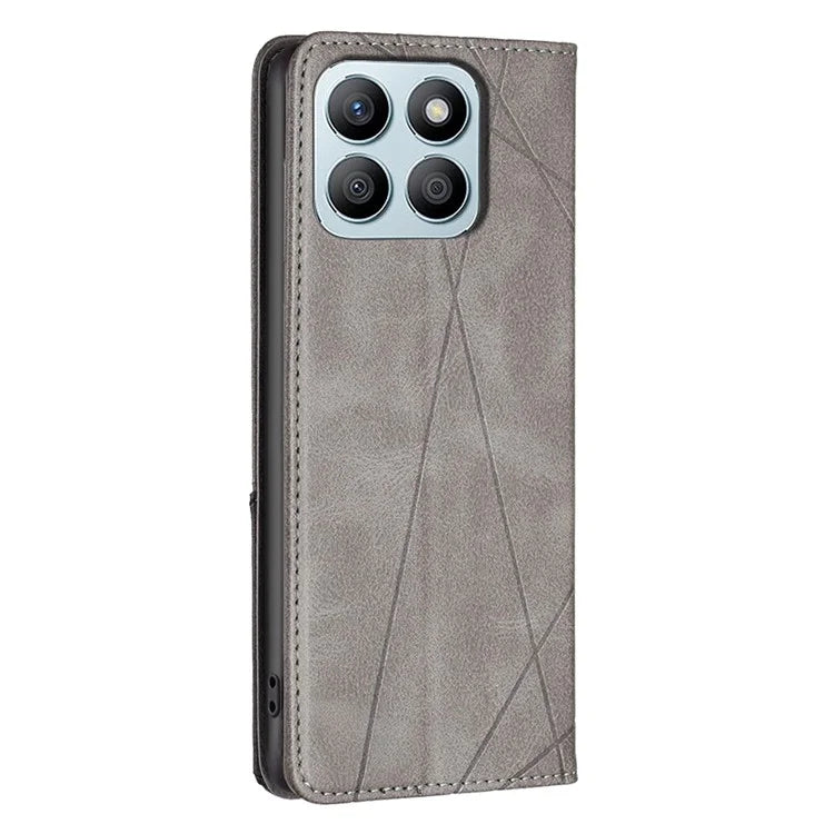 For Honor X8b 4G Phone Case Imprinted PU Leather Cover with Card Slots