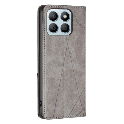 For Honor X8b 4G Phone Case Imprinted PU Leather Cover with Card Slots