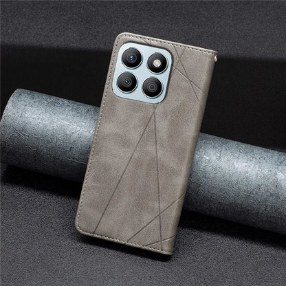 For Honor X8b 4G Phone Case Imprinted PU Leather Cover with Card Slots
