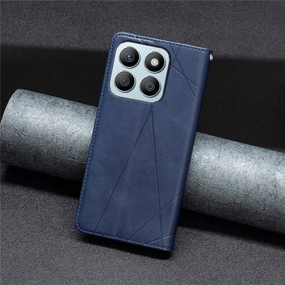 For Honor X8b 4G Phone Case Imprinted PU Leather Cover with Card Slots