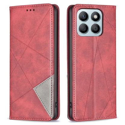 For Honor X8b 4G Phone Case Imprinted PU Leather Cover with Card Slots