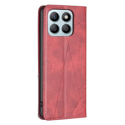 For Honor X8b 4G Phone Case Imprinted PU Leather Cover with Card Slots