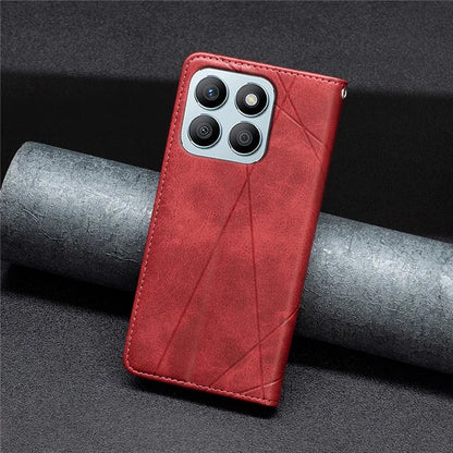 For Honor X8b 4G Phone Case Imprinted PU Leather Cover with Card Slots