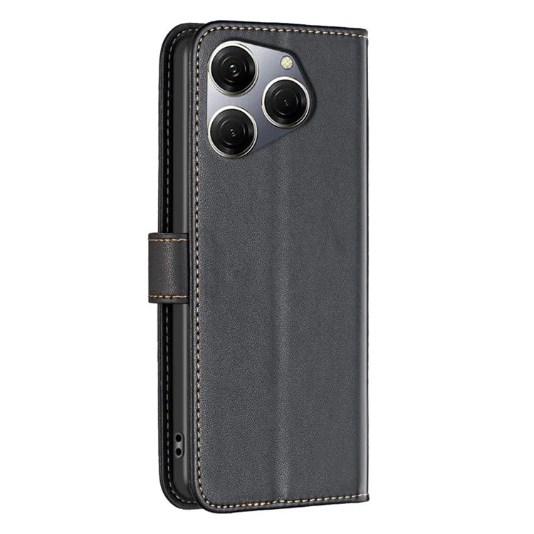 BINFEN COLOR BF17 For Transsion Tecno Spark 20 Pro PU Leather Case Phone Wallet Cover