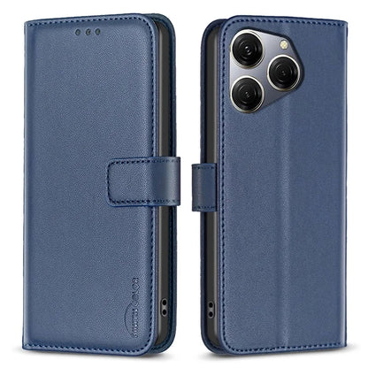 BINFEN COLOR BF17 For Transsion Tecno Spark 20 Pro PU Leather Case Phone Wallet Cover
