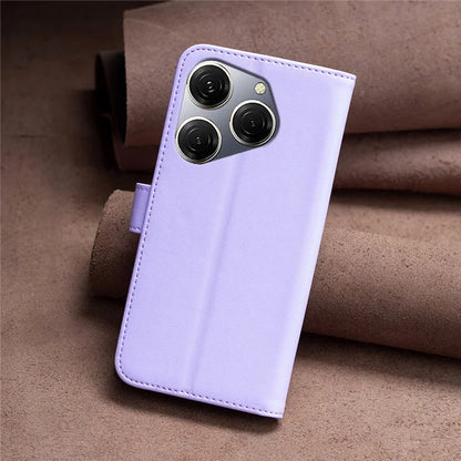 BINFEN COLOR BF17 For Transsion Tecno Spark 20 Pro PU Leather Case Phone Wallet Cover