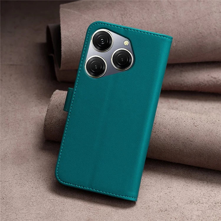 BINFEN COLOR BF17 For Transsion Tecno Spark 20 Pro PU Leather Case Phone Wallet Cover