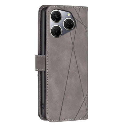 BINFEN COLOR BF05 For Transsion Tecno Spark 20 Pro Leather Case Stand Wallet Cover
