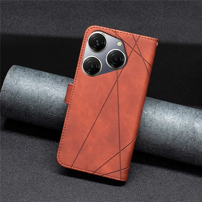 BINFEN COLOR BF05 For Transsion Tecno Spark 20 Pro Leather Case Stand Wallet Cover