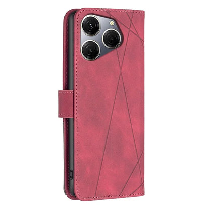 BINFEN COLOR BF05 For Transsion Tecno Spark 20 Pro Leather Case Stand Wallet Cover