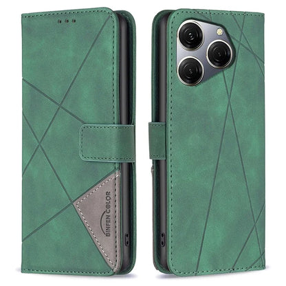BINFEN COLOR BF05 For Transsion Tecno Spark 20 Pro Leather Case Stand Wallet Cover