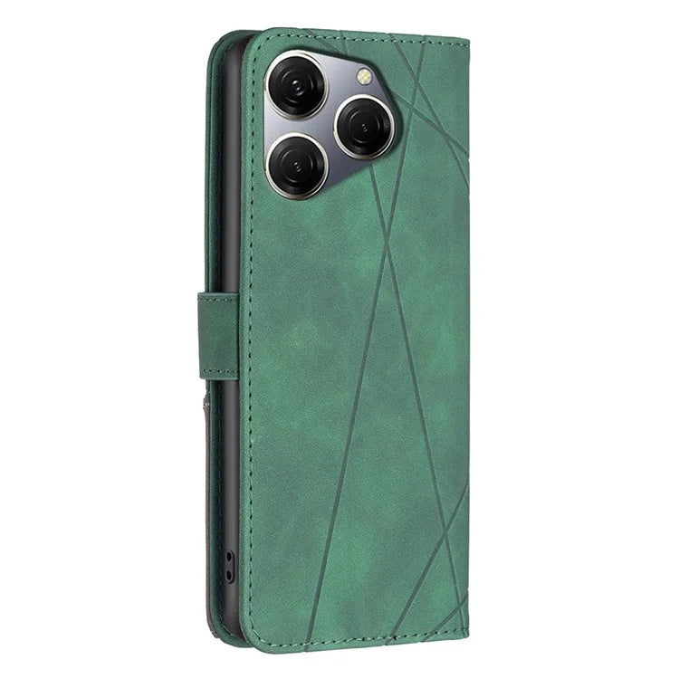 BINFEN COLOR BF05 For Transsion Tecno Spark 20 Pro Leather Case Stand Wallet Cover