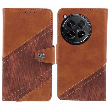 Cell Phone Cover for OnePlus 12R 5G / Ace 3 5G PU Leather Magnetic Wallet Stand Case