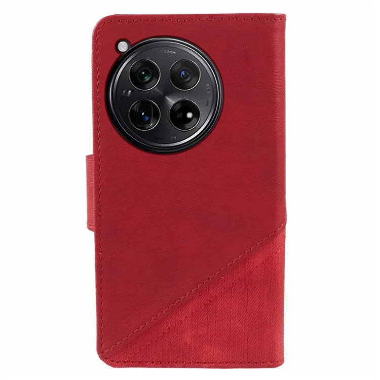 Cell Phone Cover for OnePlus 12R 5G / Ace 3 5G PU Leather Magnetic Wallet Stand Case