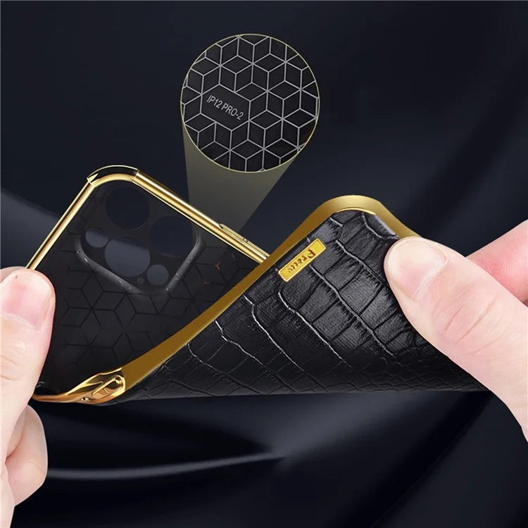 For Samsung Galaxy A35 5G Case 6D Electroplating Smart Phone Crocodile Texture Cover