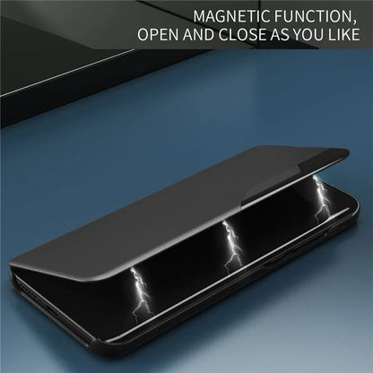 For Samsung Galaxy A13 4G Leather Case View Window Foldable Stand Phone Cover