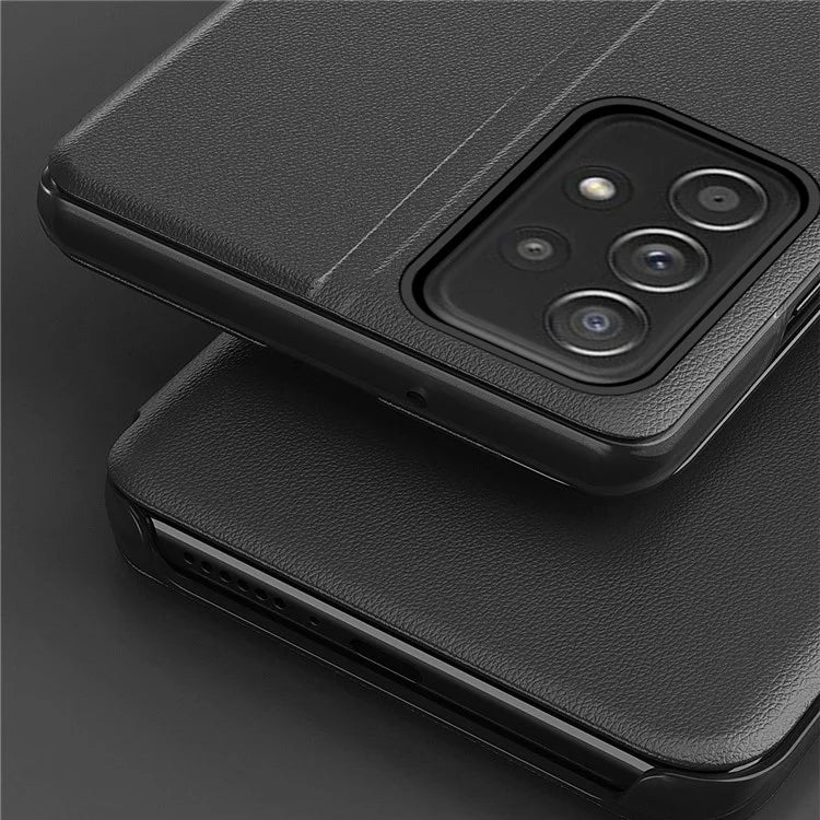 For Samsung Galaxy A13 4G Leather Case View Window Foldable Stand Phone Cover