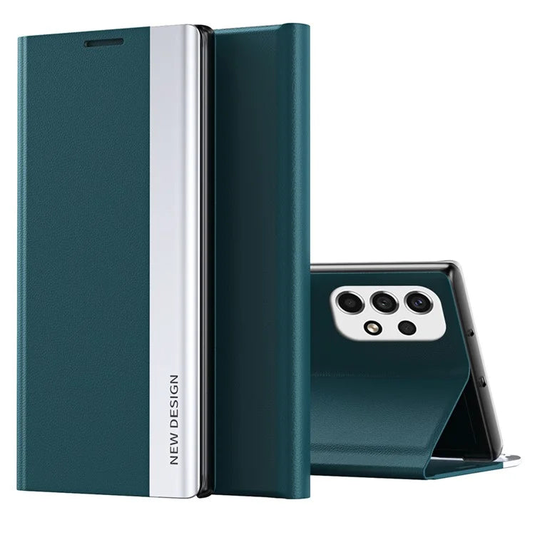 For Samsung Galaxy A13 4G Case Stand PC Shell PU Leather Shockproof Phone Cover