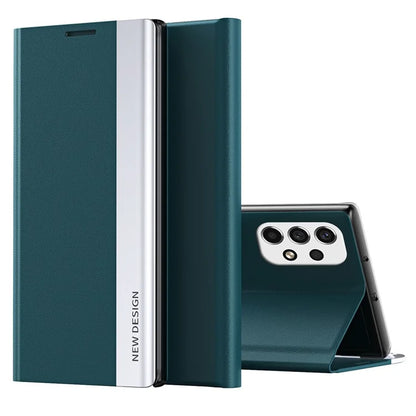 For Samsung Galaxy A13 4G Case Stand PC Shell PU Leather Shockproof Phone Cover