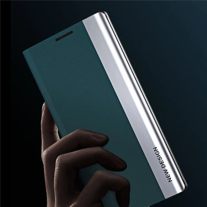 For Samsung Galaxy A13 4G Case Stand PC Shell PU Leather Shockproof Phone Cover