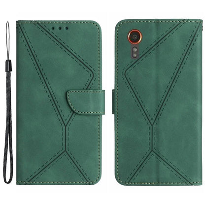 HT05 For Samsung Galaxy Xcover 7 Flip Leather Case Phone Cover with Wallet