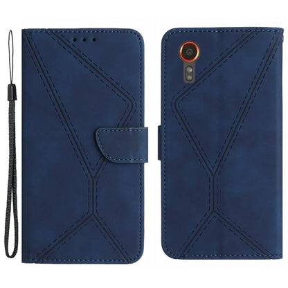 HT05 For Samsung Galaxy Xcover 7 Flip Leather Case Phone Cover with Wallet