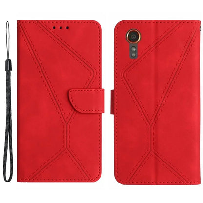 HT05 For Samsung Galaxy Xcover 7 Flip Leather Case Phone Cover with Wallet