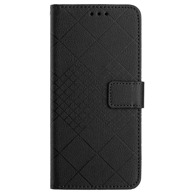 HT06 For Samsung Galaxy Xcover 7 Litchi Texture Leather Case Wallet Card Slots Cover