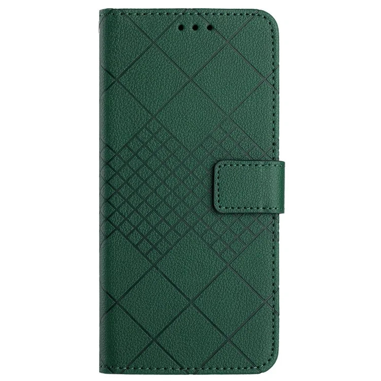 HT06 For Samsung Galaxy Xcover 7 Litchi Texture Leather Case Wallet Card Slots Cover