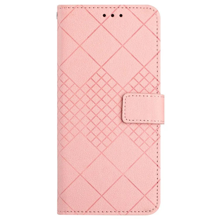 HT06 For Samsung Galaxy Xcover 7 Litchi Texture Leather Case Wallet Card Slots Cover