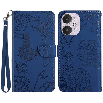 HT03 For Xiaomi Redmi 13C 4G / 5G / Poco C65 4G Wallet Leather Case with Hand Strap