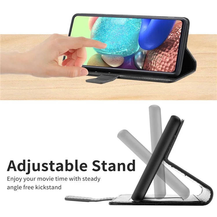 HT01 For Xiaomi Redmi 13C 4G / 5G / Poco C65 4G Leather Case Y-shaped Line Imprinted