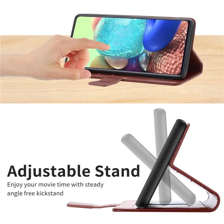 HT01 For Xiaomi Redmi 13C 4G / 5G / Poco C65 4G Leather Case Y-shaped Line Imprinted