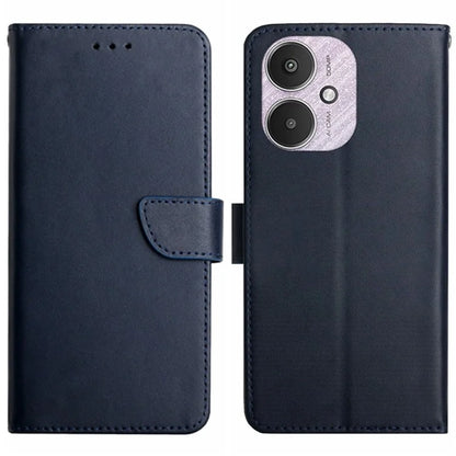 HT02 For Xiaomi Redmi 13C 4G / 5G / Poco C65 4G Case Phone Wallet Genuine Cow Leather Cover